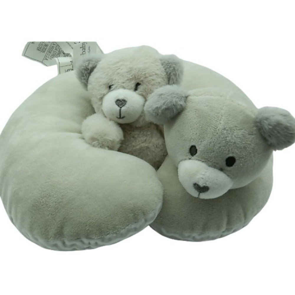 Kelly‎ Toys Kellybaby Collection Teddy Bear Rattle & Neck pillow  NWOT 2020